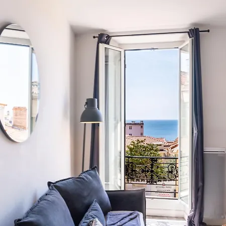 Apartment Le Refuge Du Suquet, Quartier Authentique De Cannes, Vue